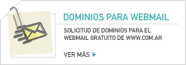 dominios web mail