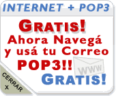 Internet+POP3 Gratis!!!